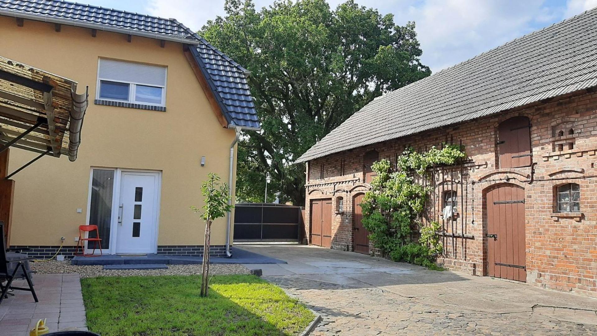 Ferienhaus Zur Eiche Am Dorfanger Villa Waldow Dış mekan fotoğraf